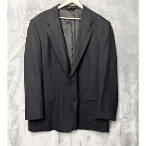 John Alexander Worsted Wool Blazer Size 50L Sport Coat Jacket USA VTG